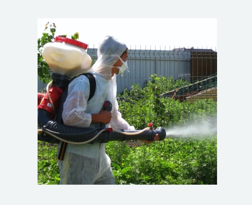 Акарицидная обработка территории в Бабушкинском районе Москвы